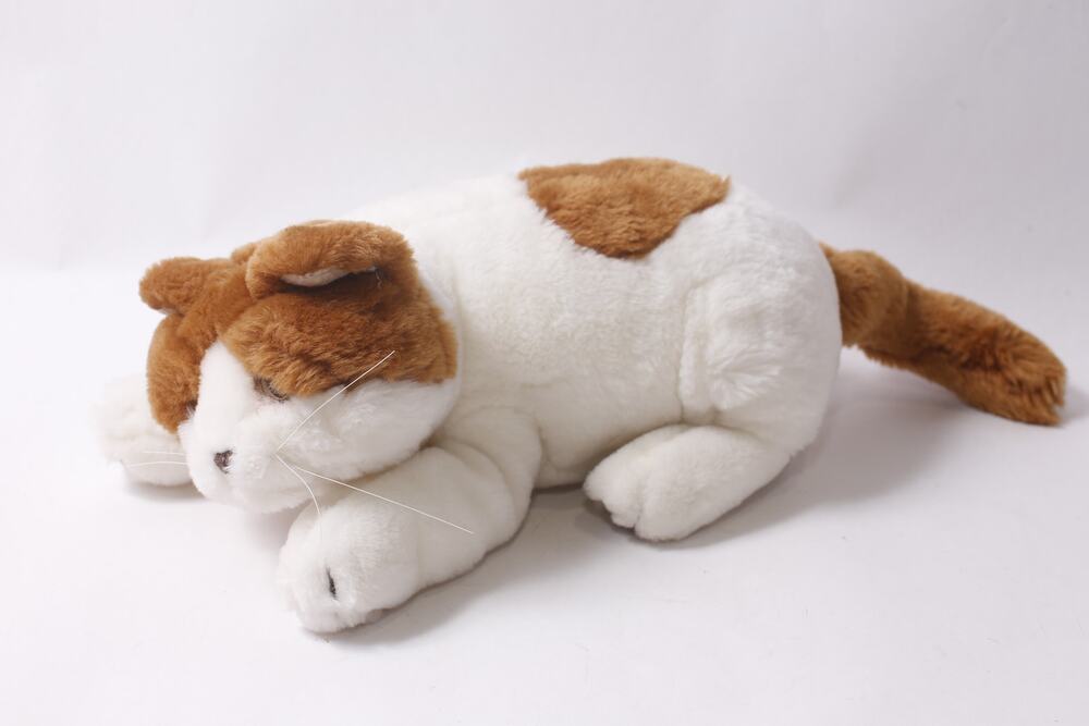 Dakin Lou Rankin Friends Sasha the Cat Plush White and Brown Toy ~ 260718-GW 406